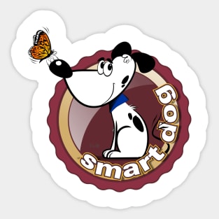 Smart Dog Sticker
